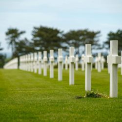 WW2 Cemetery Normandy, France.